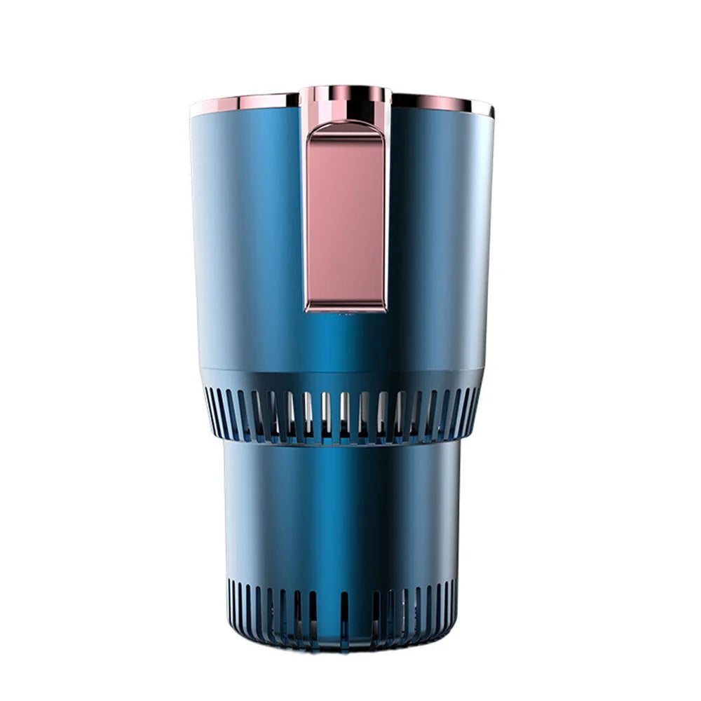 Smart Car 2-In-1 Hot And Cold Cup Drinks Holder Home Fast Refrigeration Cooling/Heating Mini Touch Screen Beverage Mug