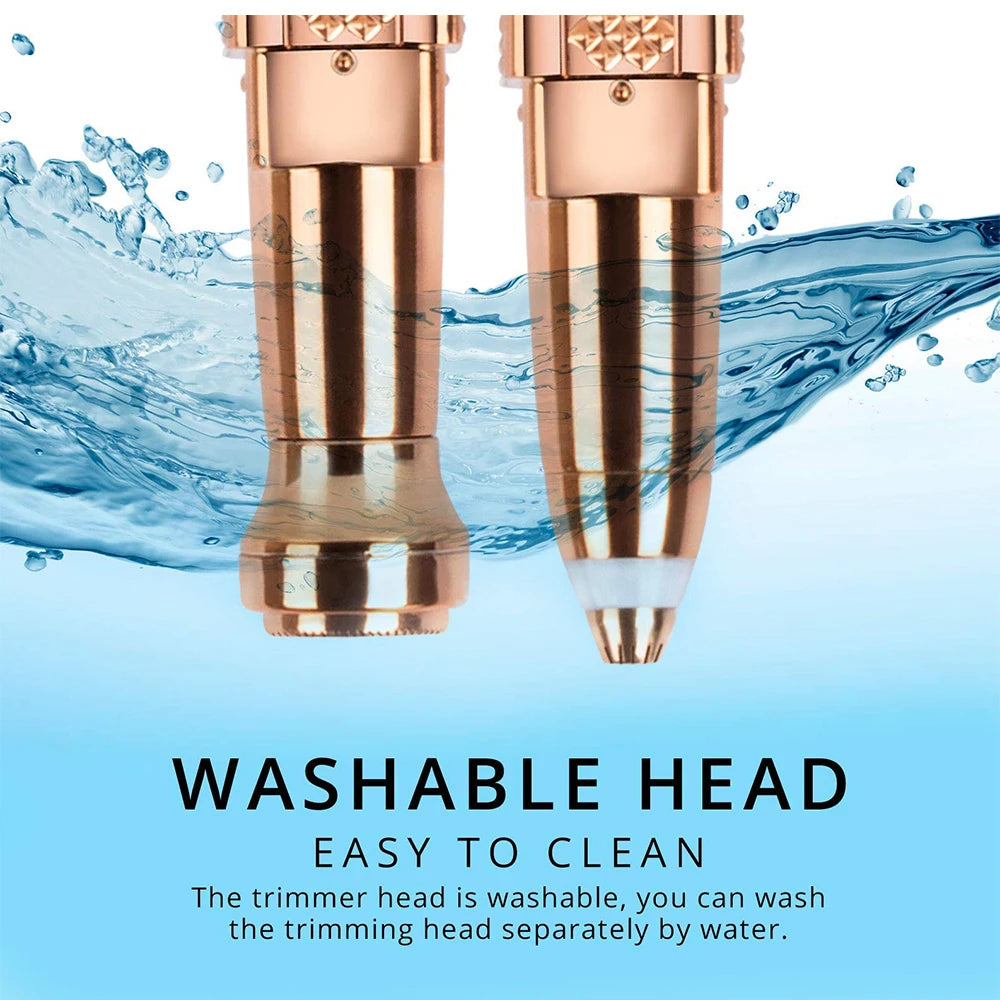 Micro Epilator for Ladies Eyebrow Trimmer Woman Epilator Machine Electric 4 In 1 Wet and Dry Use Painless Hair Remover Shaver