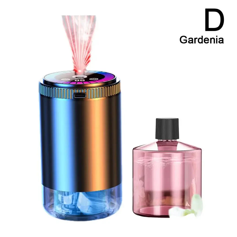 Car Electric Air Diffuser Aroma Humidifier Car Odor Interior Scent Stop Light Eliminator Start Car Aromatherapy Deodorizer O4R8