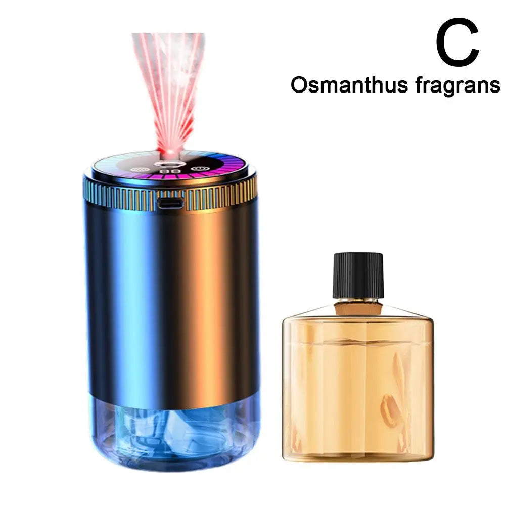 Car Electric Air Diffuser Aroma Humidifier Car Odor Interior Scent Stop Light Eliminator Start Car Aromatherapy Deodorizer O4R8