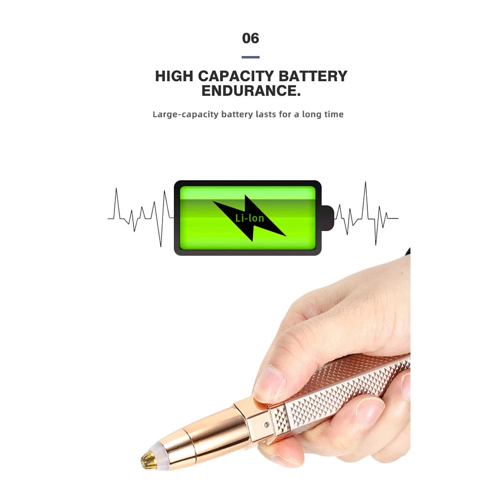 Micro Epilator for Ladies Eyebrow Trimmer Woman Epilator Machine Electric 4 In 1 Wet and Dry Use Painless Hair Remover Shaver