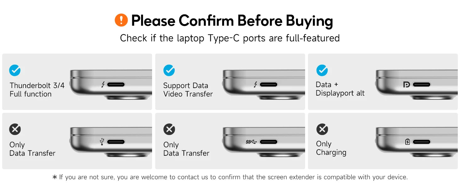 Dopesplay 14.1inch Portable Monitors 1200P FHD IPS Single Dual Second Screen Extender Display For Phone PC Mac 13.3-17" Laptops