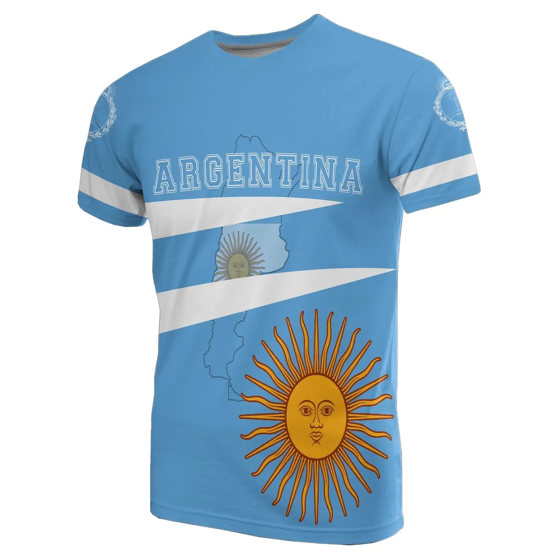 2025 Men's T-shirt 3D Printing Argentina Original Football Shirt Fashion Trend Printing Breathable Short-sleeved Sportswear