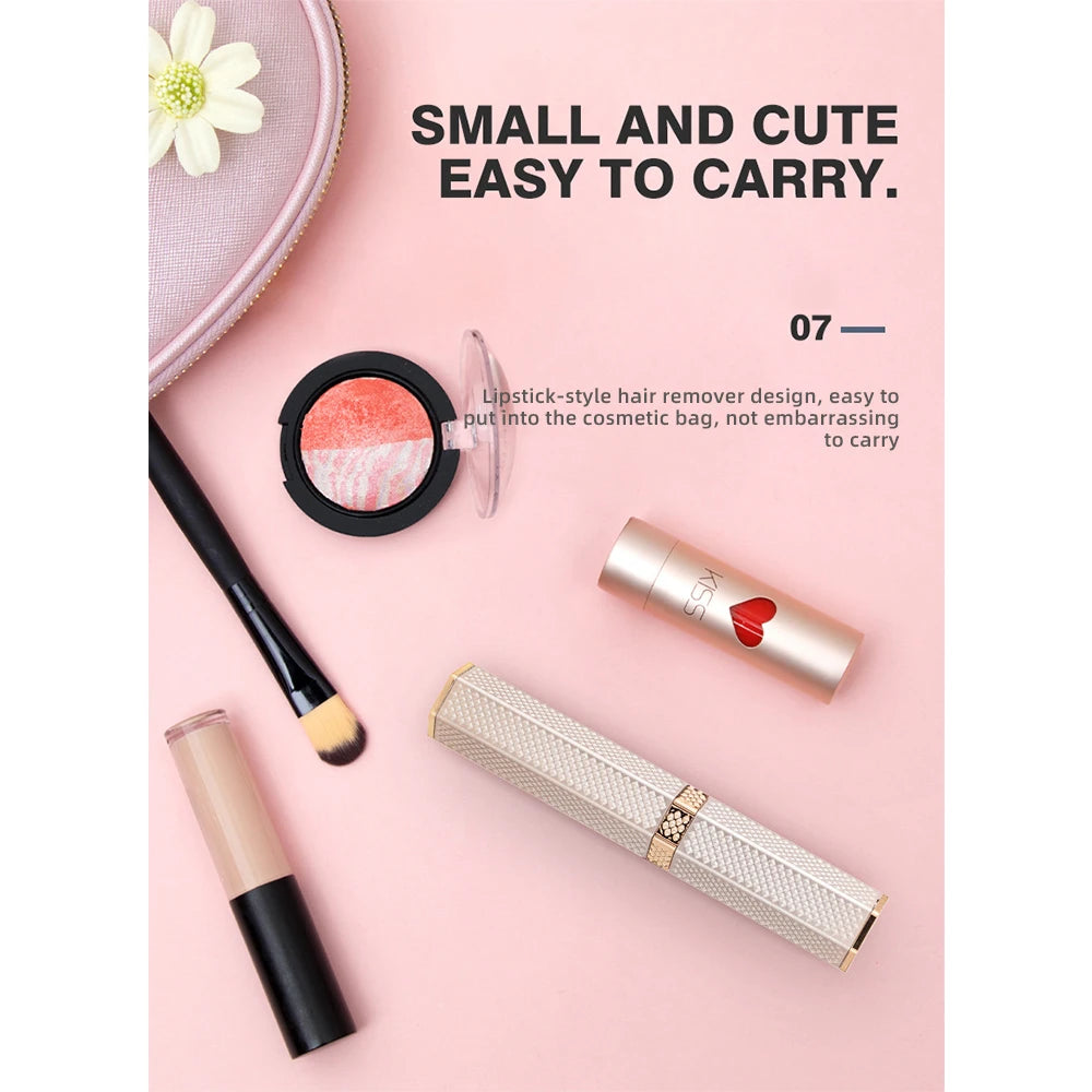 Micro Epilator for Ladies Eyebrow Trimmer Woman Epilator Machine Electric 4 In 1 Wet and Dry Use Painless Hair Remover Shaver