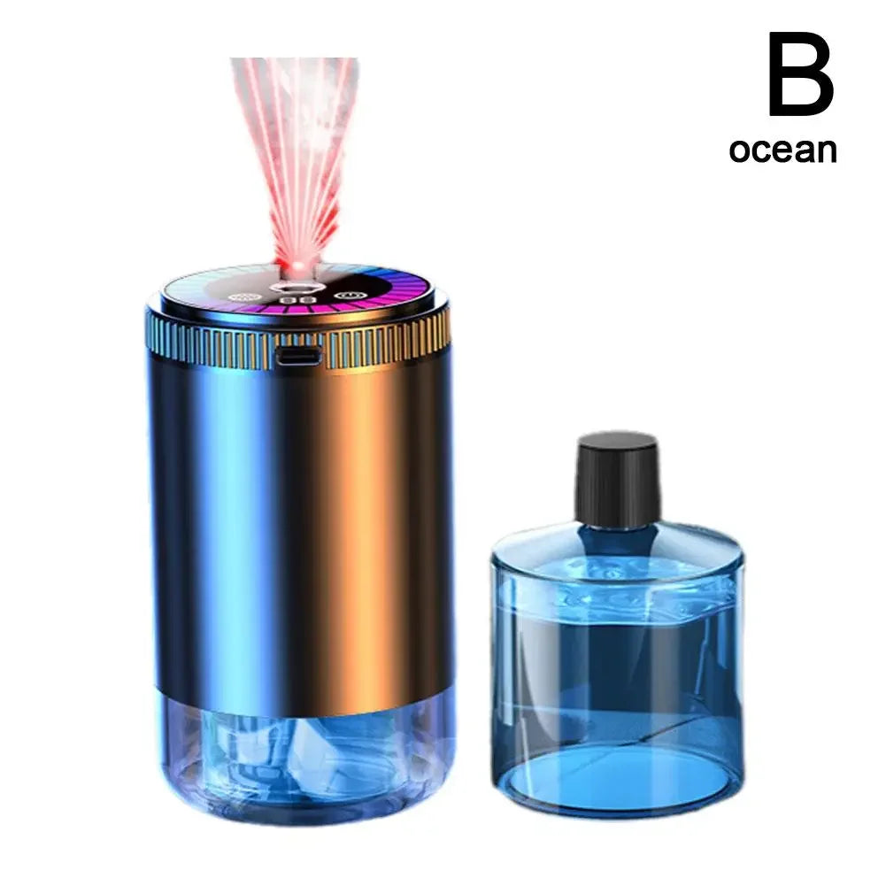 Car Electric Air Diffuser Aroma Humidifier Car Odor Interior Scent Stop Light Eliminator Start Car Aromatherapy Deodorizer O4R8