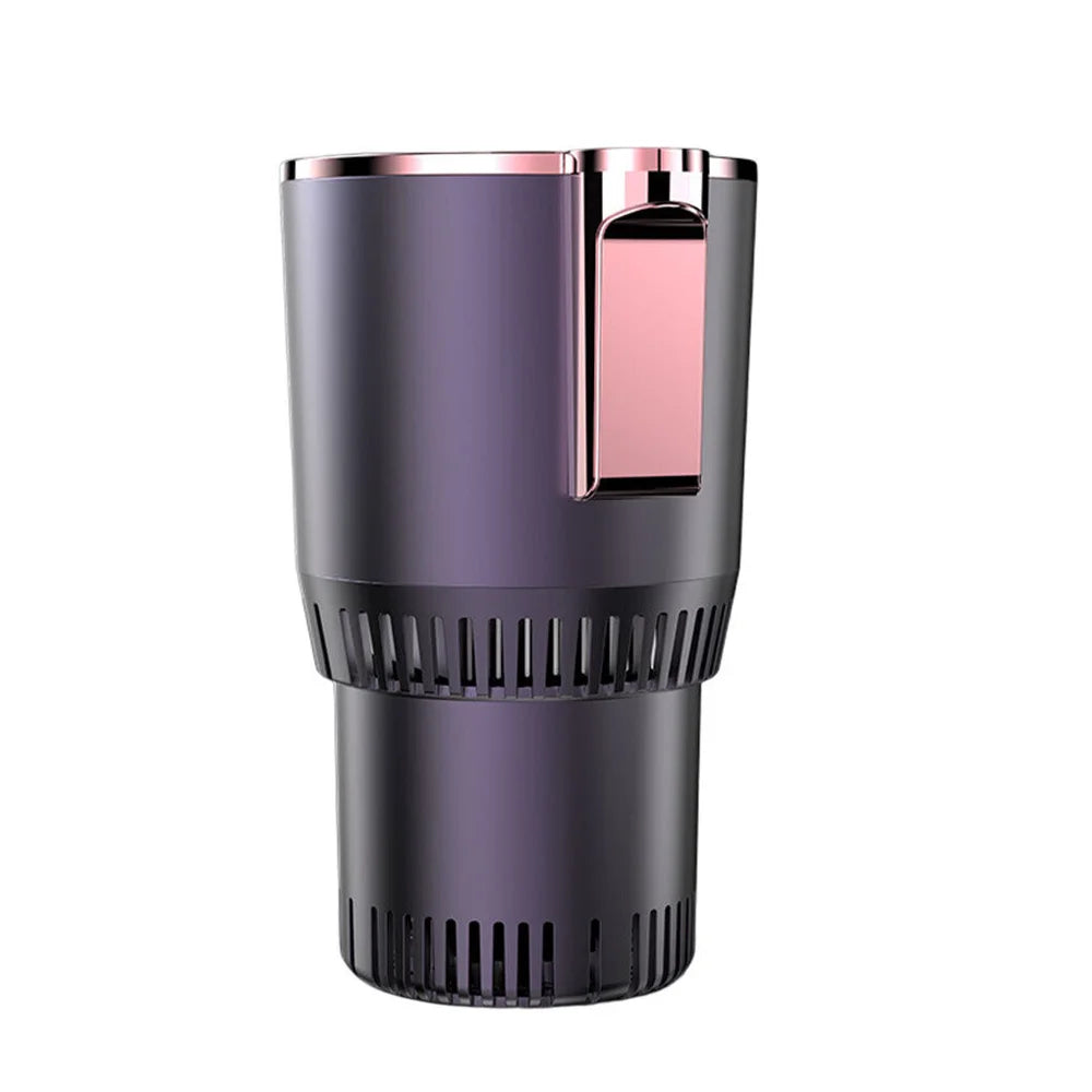 Smart Car 2-In-1 Hot And Cold Cup Drinks Holder Home Fast Refrigeration Cooling/Heating Mini Touch Screen Beverage Mug
