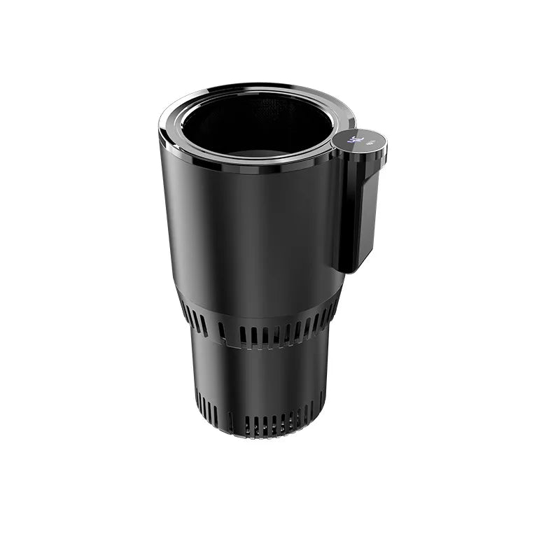 Smart Car 2-In-1 Hot And Cold Cup Drinks Holder Home Fast Refrigeration Cooling/Heating Mini Touch Screen Beverage Mug