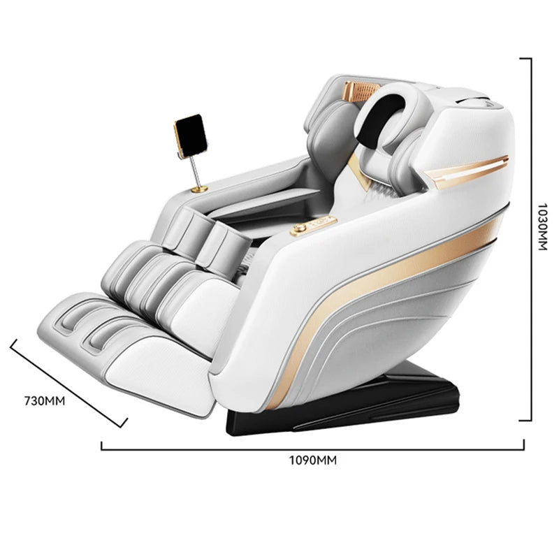 Electric LCD Screen Massage Chair Full Body Airbags Zero Gravity Massager Relaxing Hifi Bluetooth Music Chair Multi Functional